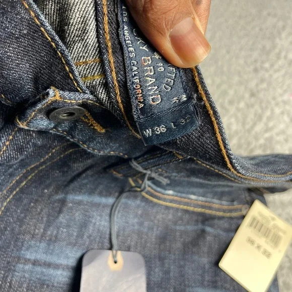 Lucky Brand 363 Vintage Straight Jeans Mens 36x32 Aliso Viejo Blue 7M12264 NEW - Picture 4 of 12